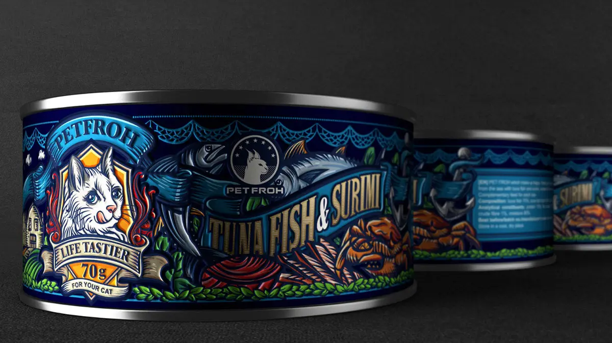 高端宠物食品包装