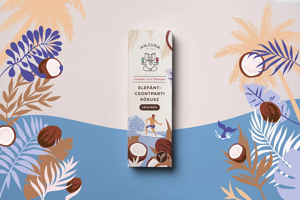 度假插画包装设计