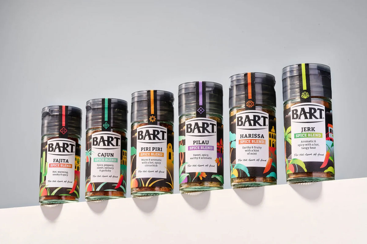 建筑插画包装瓶设计 美国BART配料包装设计