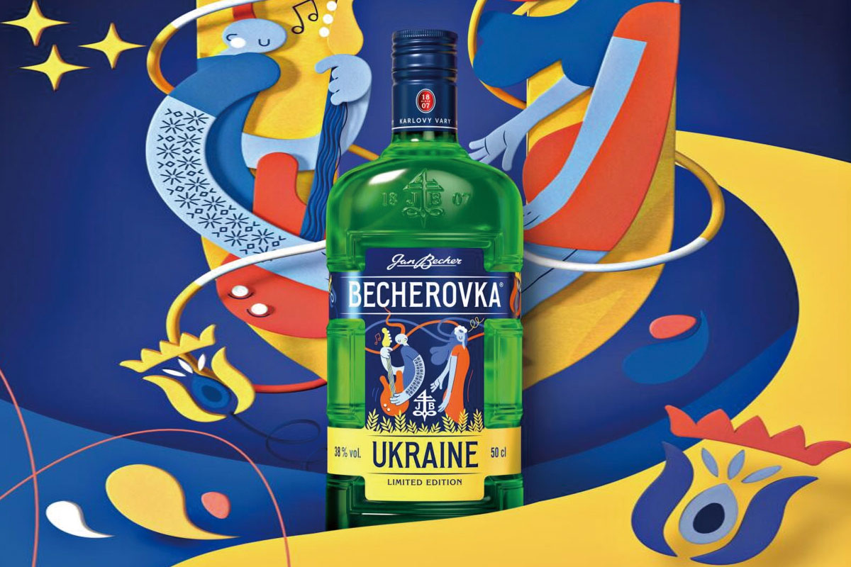 利口酒酒标设计 BECHEROVKA酒包装设计
