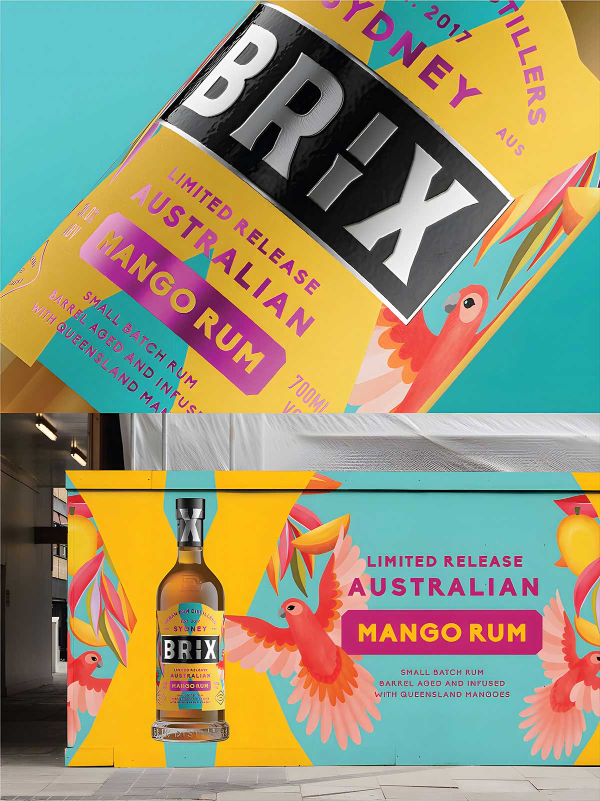 澳大利亚Brix朗姆酒-英伦风情设计