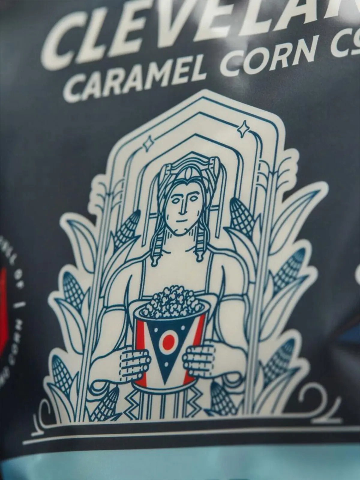 美国Cleveland Carmel Corn爆米花-建筑插画设计