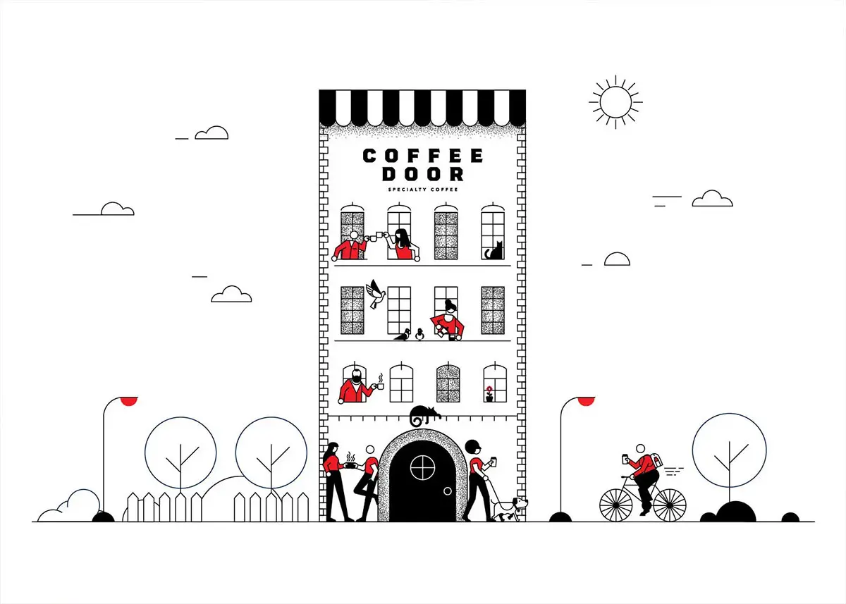 全球咖啡地图包装设计