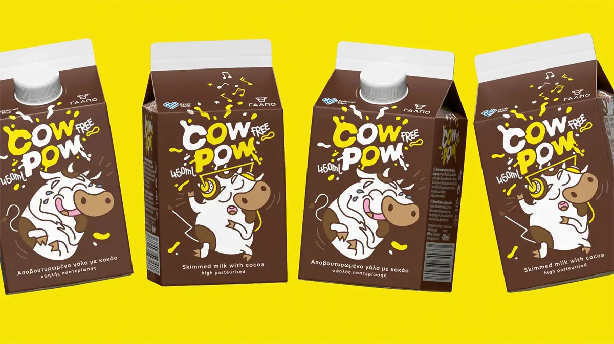 Cow Pow牛奶包装