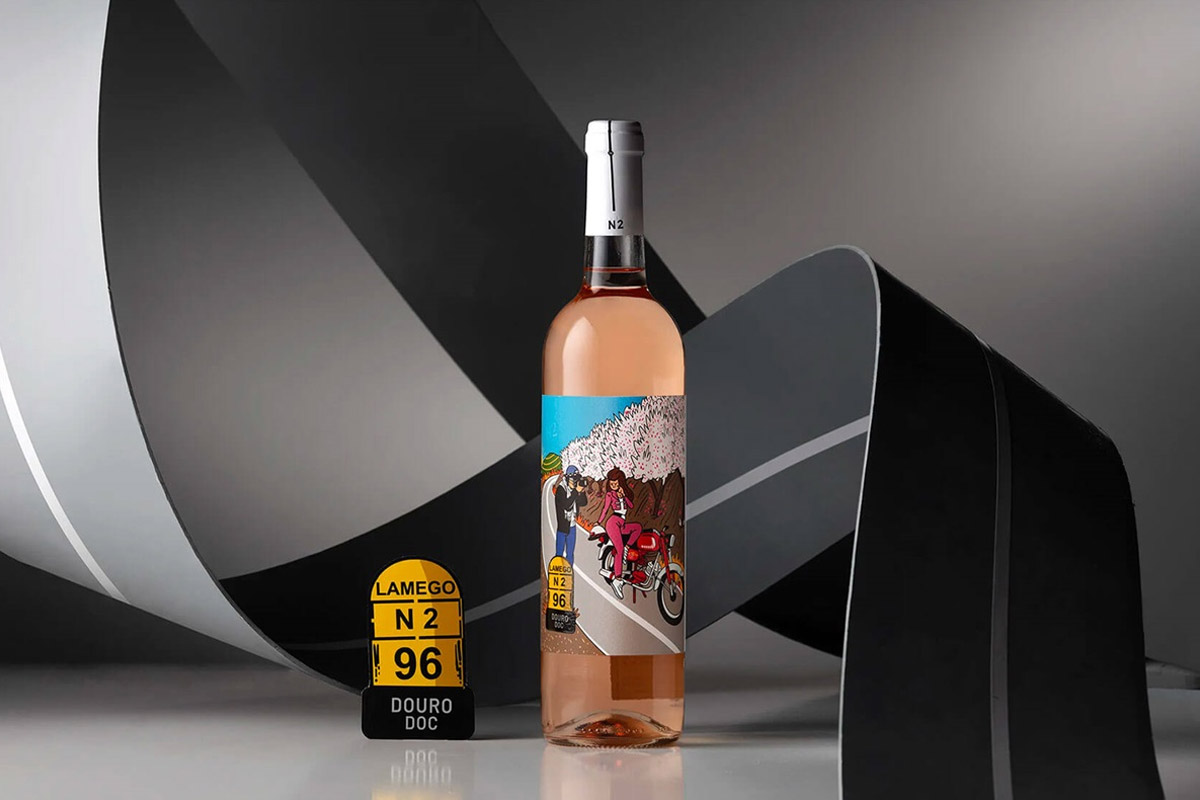 葡萄牙CPACK葡萄酒-骑行运动插画设计