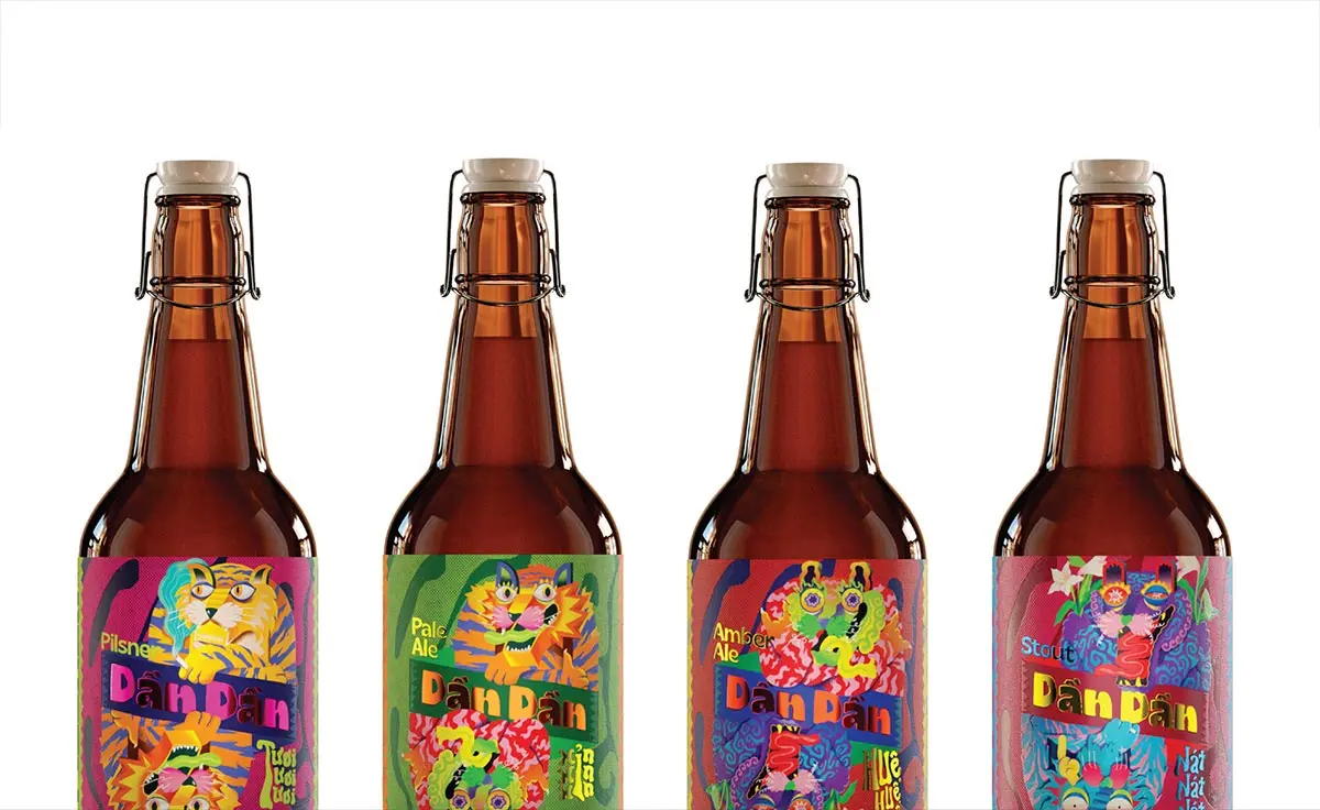 DẦN DẤN精酿啤酒包装