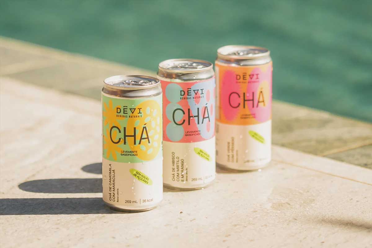 DEVI CHA创意包装设计、现代字体设计、包装设计案例