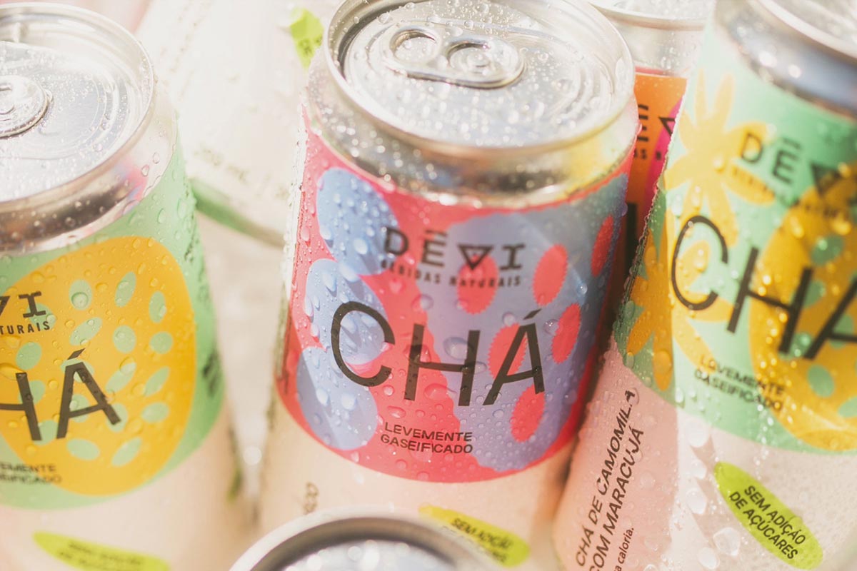 DEVI CHA创意包装设计、现代字体设计、包装设计案例