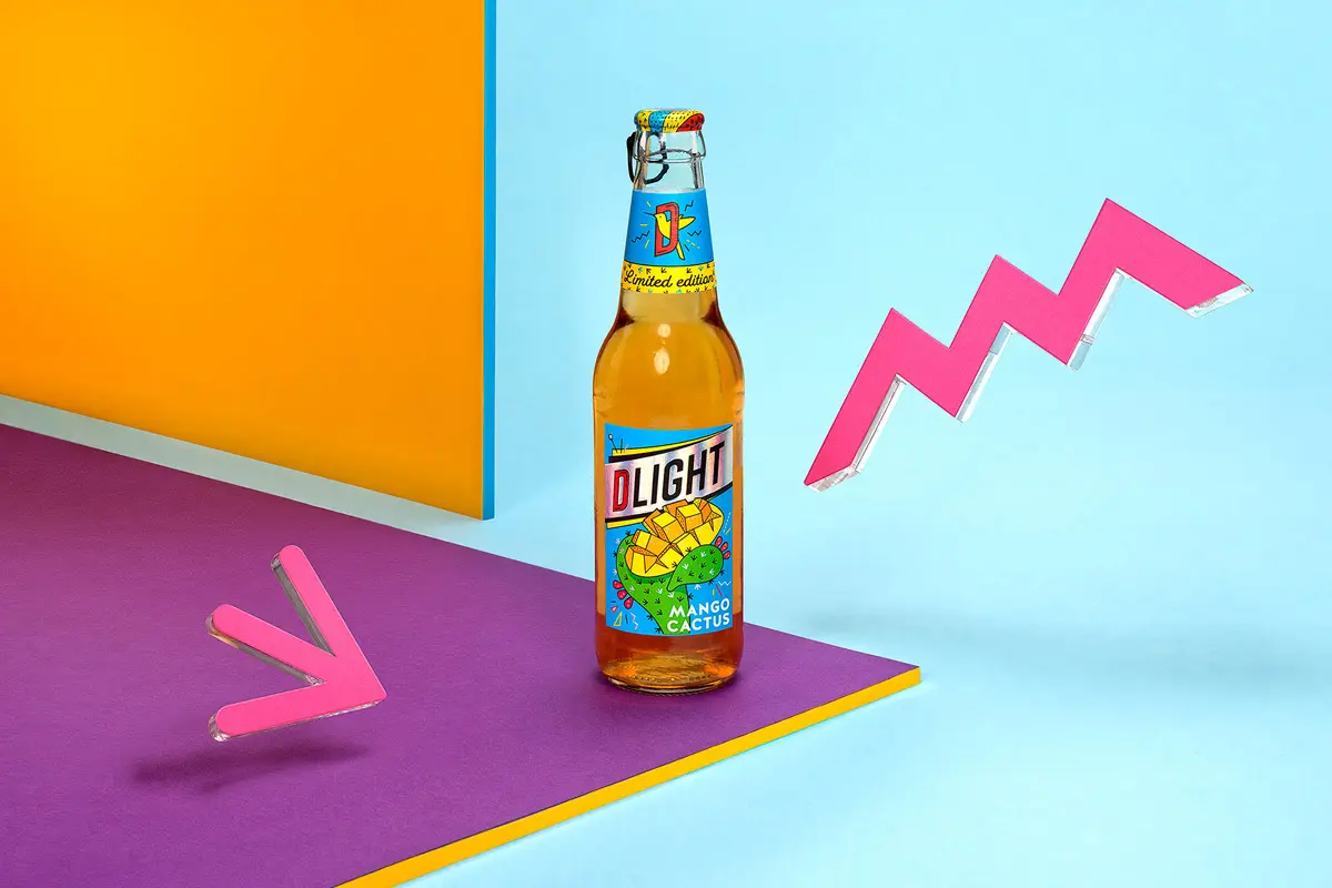 现代感酒标包装设计