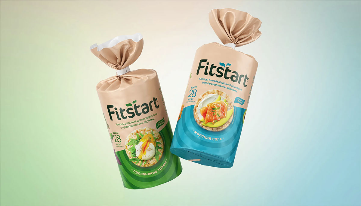 FITSTART健康零食包装设计、现代简约薯片包装