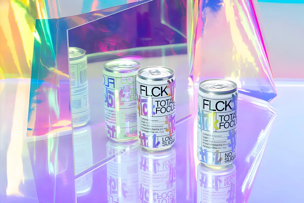酒饮料易拉罐包装设计 FLCK酒饮料包装设计