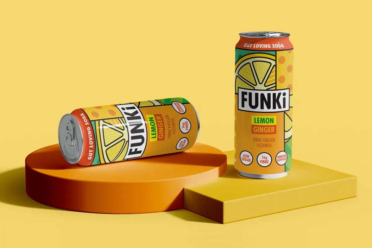 波普艺术包装设计 FUNKi苏打水包装设计