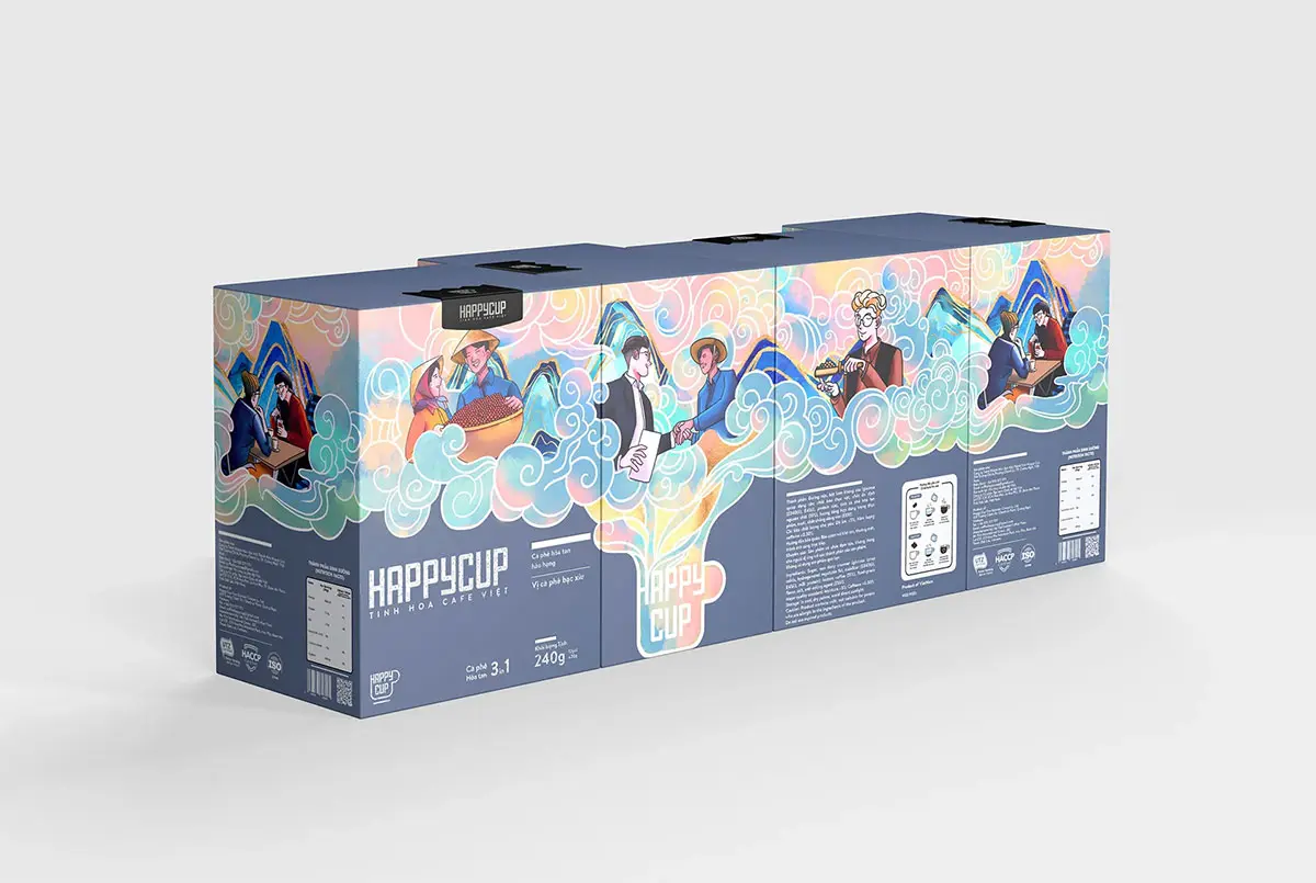 斗笠传统服包装设计