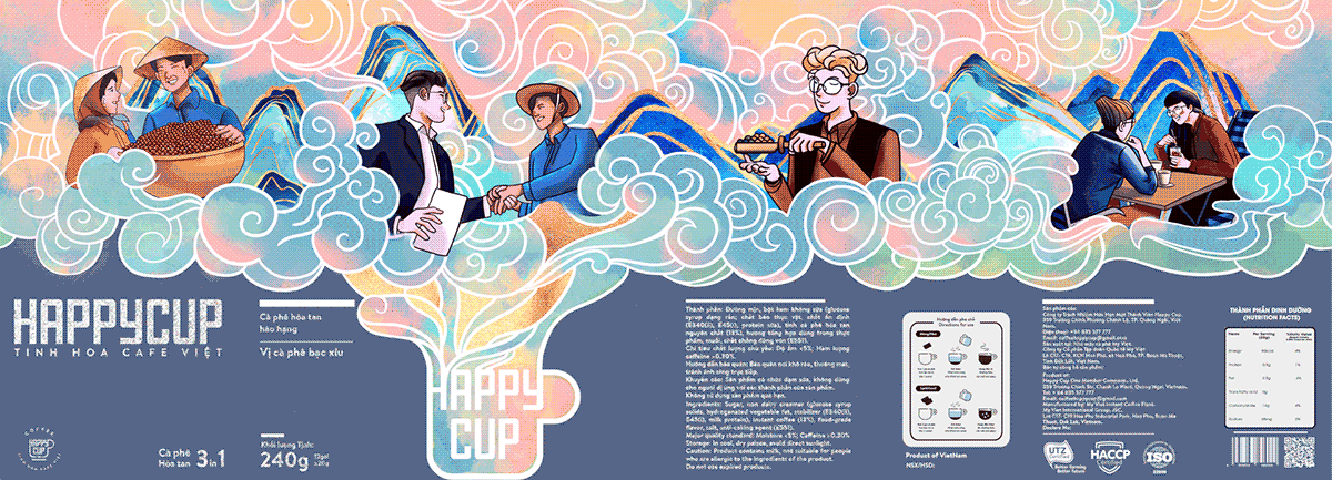 越南咖啡包装设计