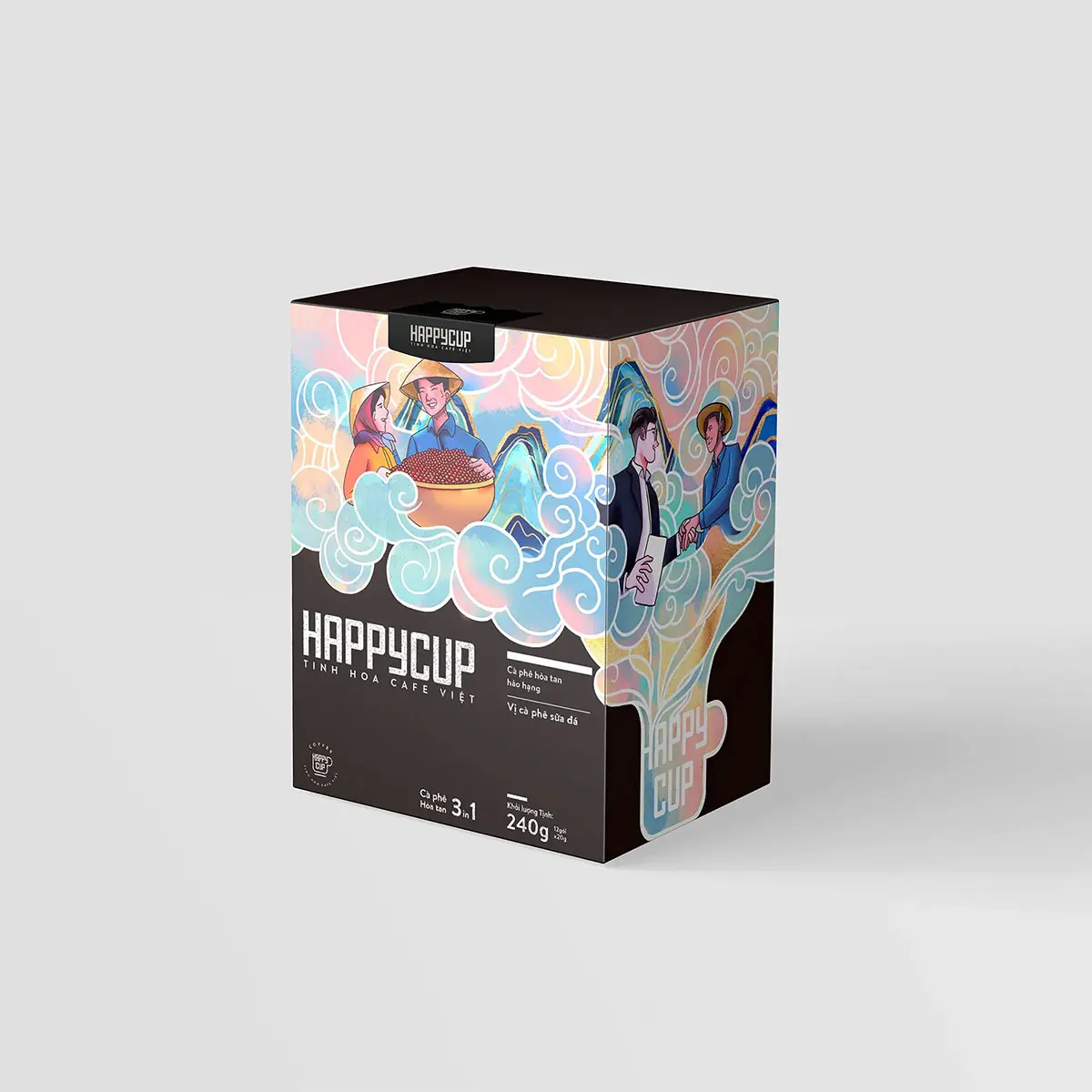 渐变烘焙色包装设计