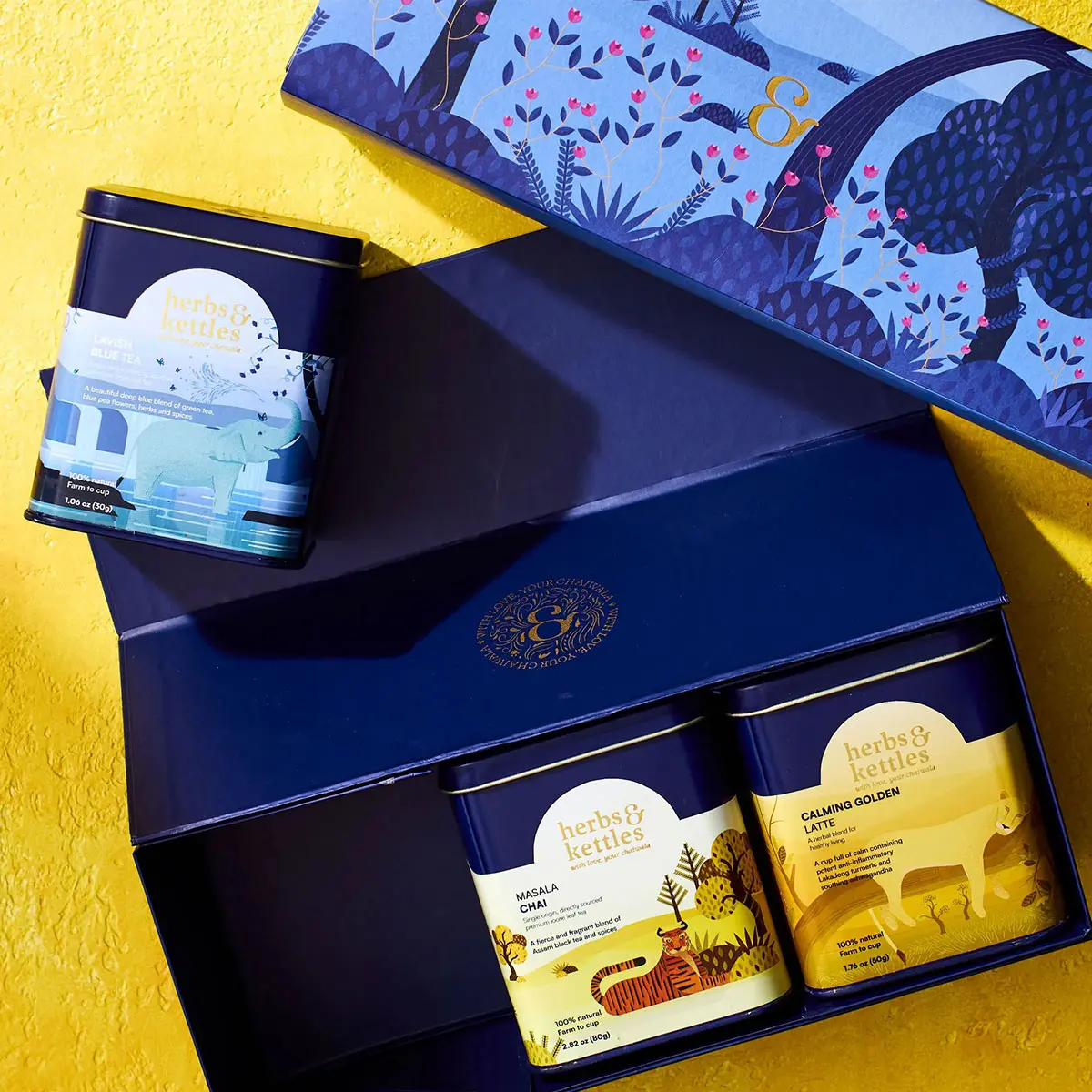 阿萨姆有机茶包装设计