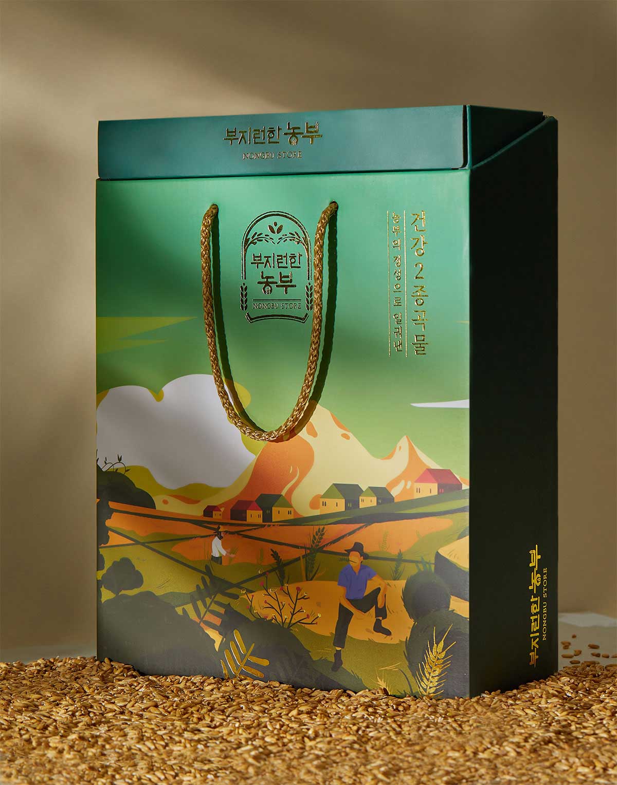 谷物包装设计图片