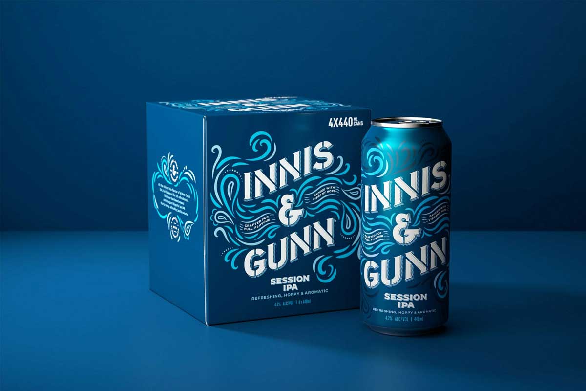INNIS啤酒包装设计、啤酒包装创意设计、啤酒品牌升级设计