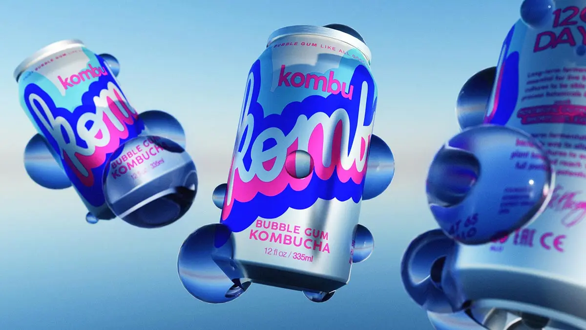 绚丽色彩包装设计 KOMBU啤酒包装设计