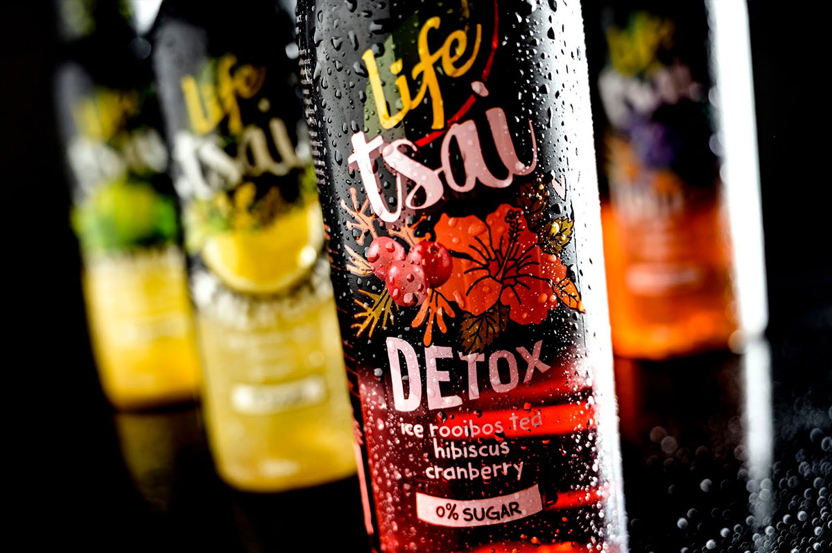 Life Tsai果茶包装瓶设计