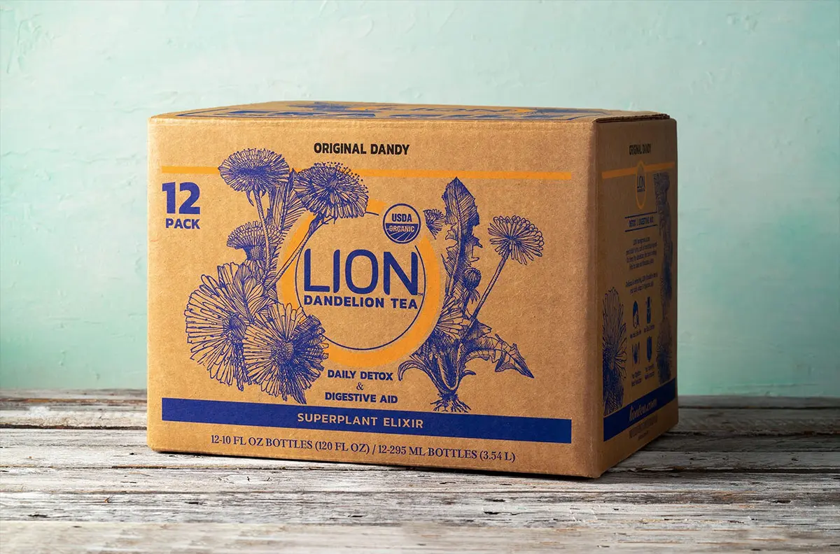 Lion蒲公英饮料包装设计