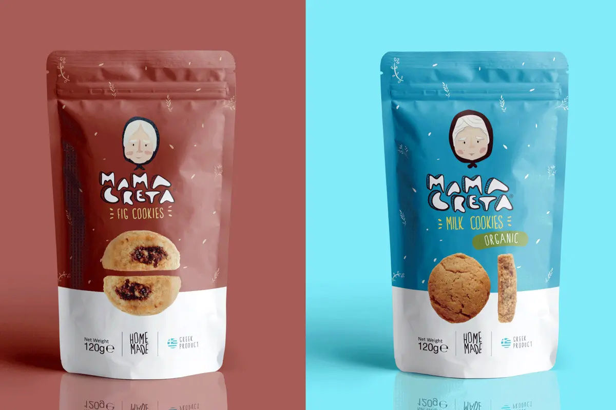 饼干插画包装设计