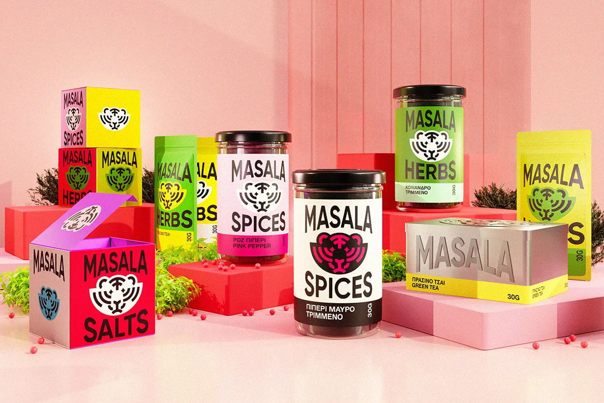 MASALA环保香料标签设计