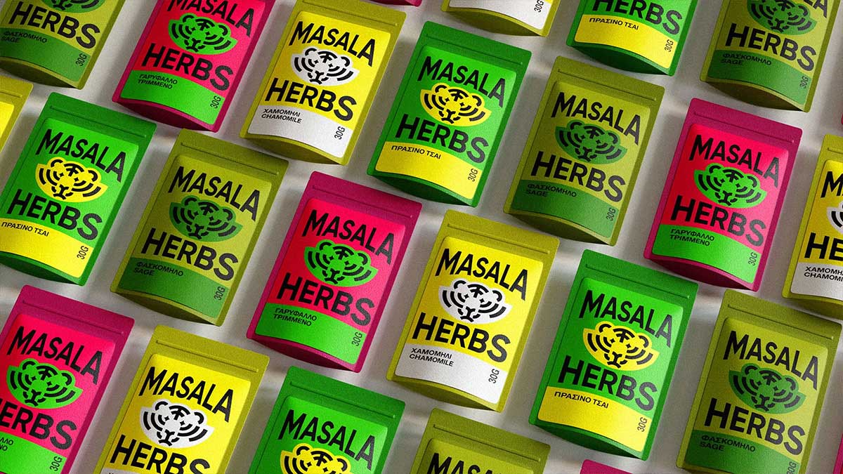 MASALA环保香料标签设计
