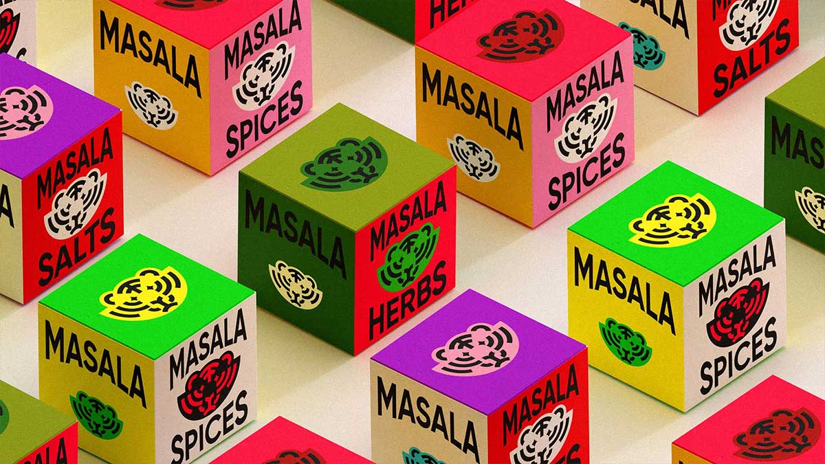 MASALA环保香料标签设计