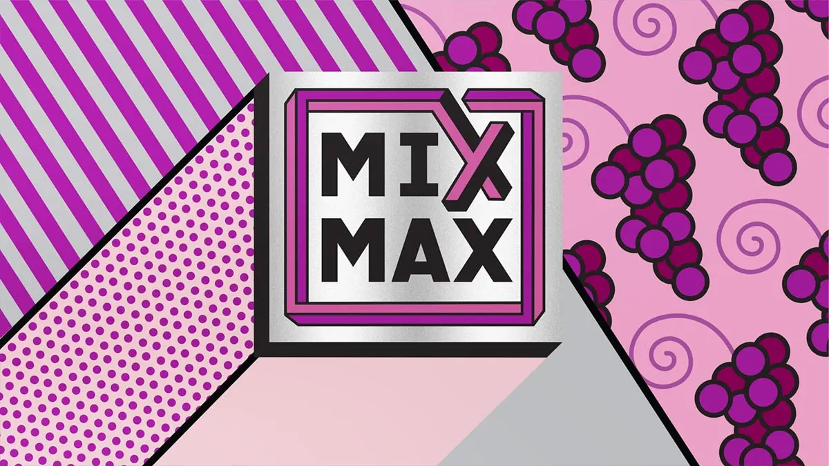 印度尼西亚MIX MAX鸡尾酒包装-波普艺术插画设计