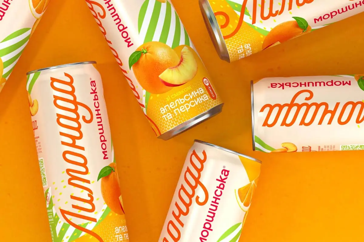 风味插图包装设计 MORSHYNSKA饮料包装设计