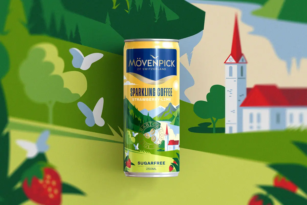 MOVENPICK咖啡饮品包装设计