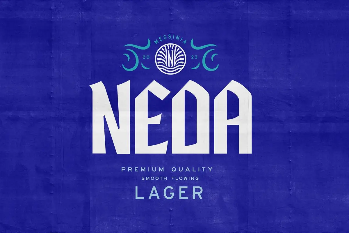 NEDA BEER啤酒标志设计