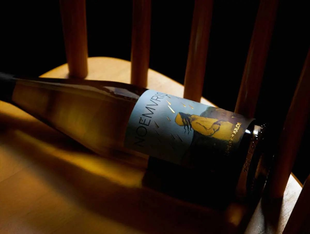 希腊晚收葡萄酒包装设计