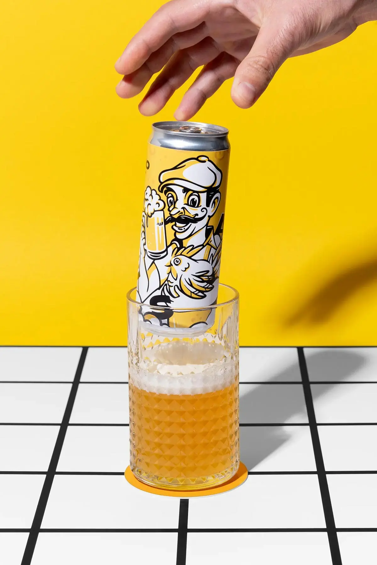 意大利PAESANO啤酒-卡通人物插画设计