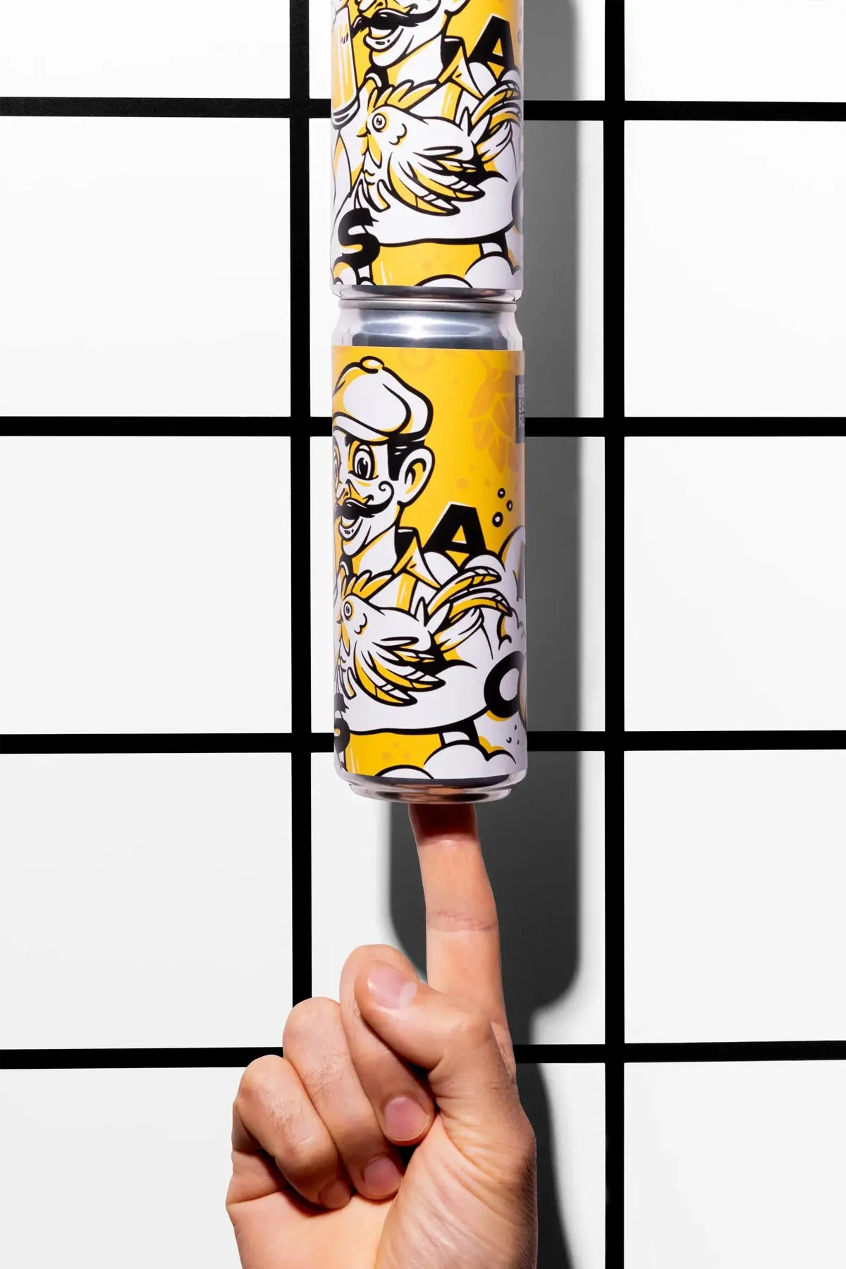 意大利PAESANO啤酒-卡通人物插画设计