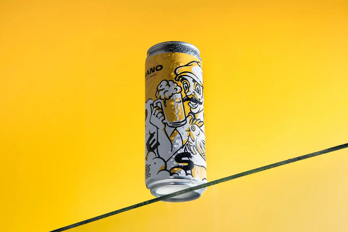 意大利PAESANO啤酒-卡通人物插画设计