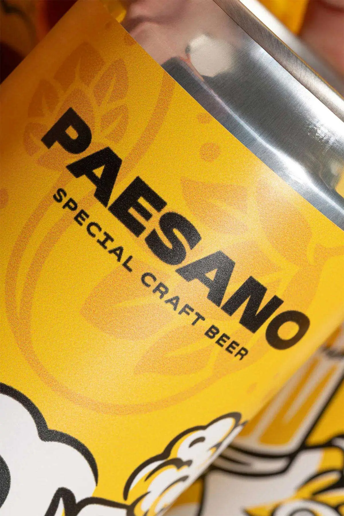 意大利PAESANO啤酒-卡通人物插画设计