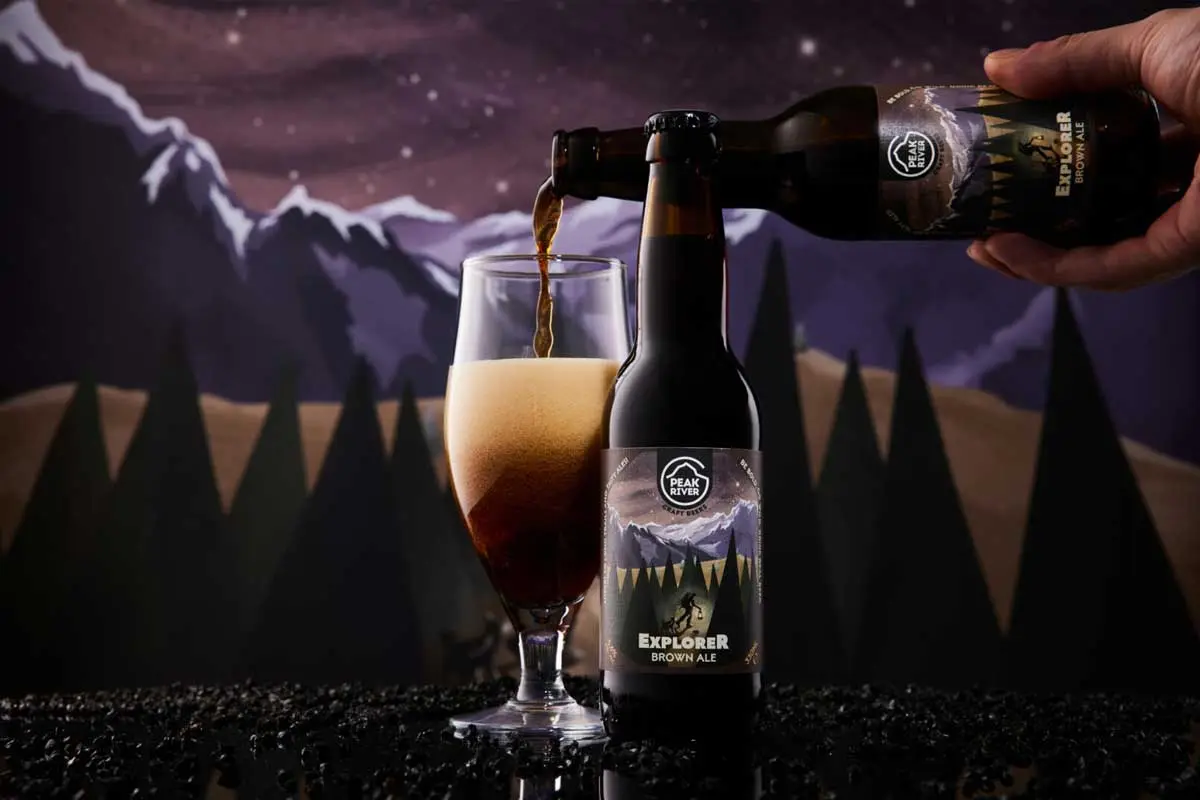 阿尔卑斯山啤酒包装设计