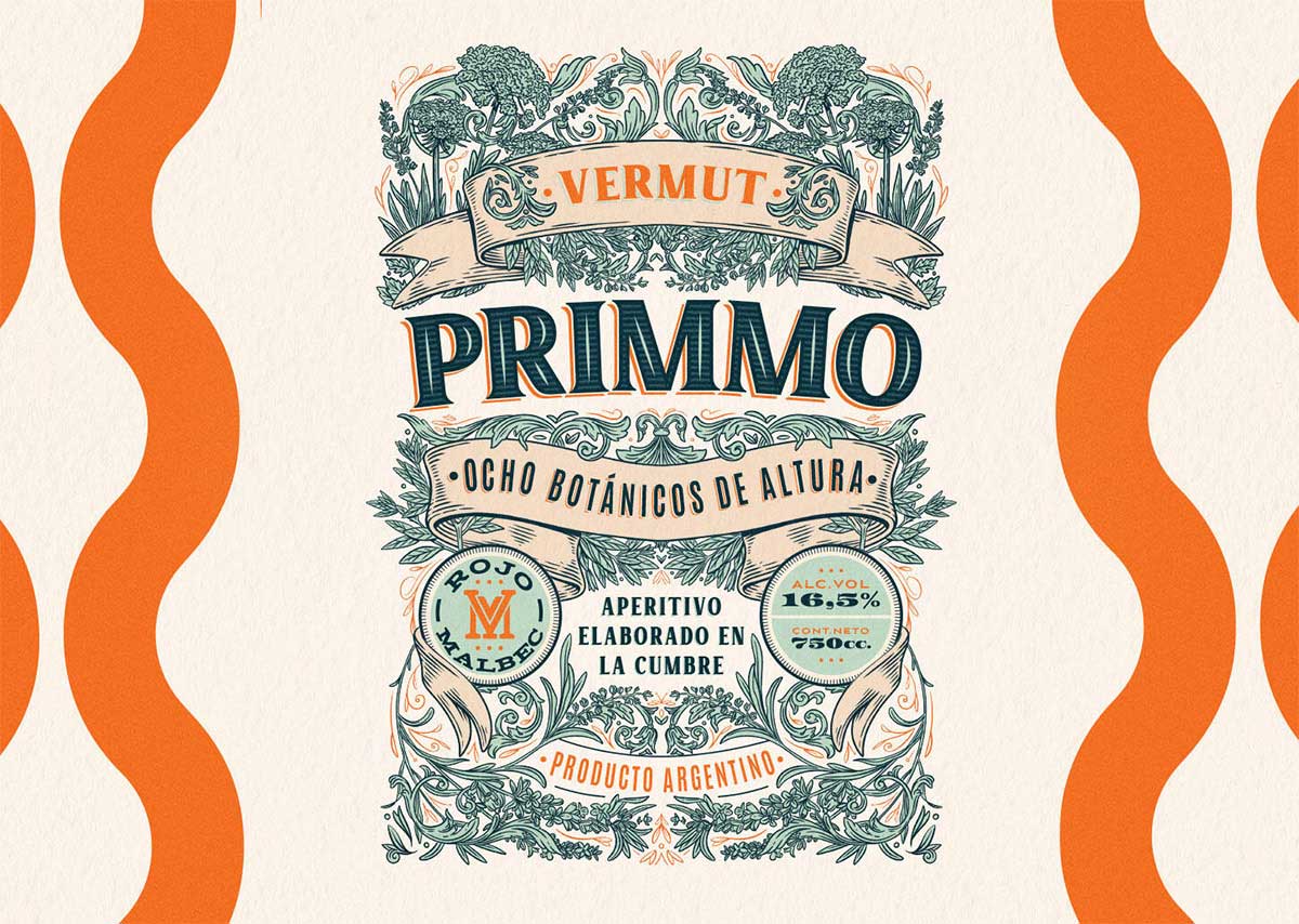 Primmo葡萄酒包装设计、苦艾酒包装设计