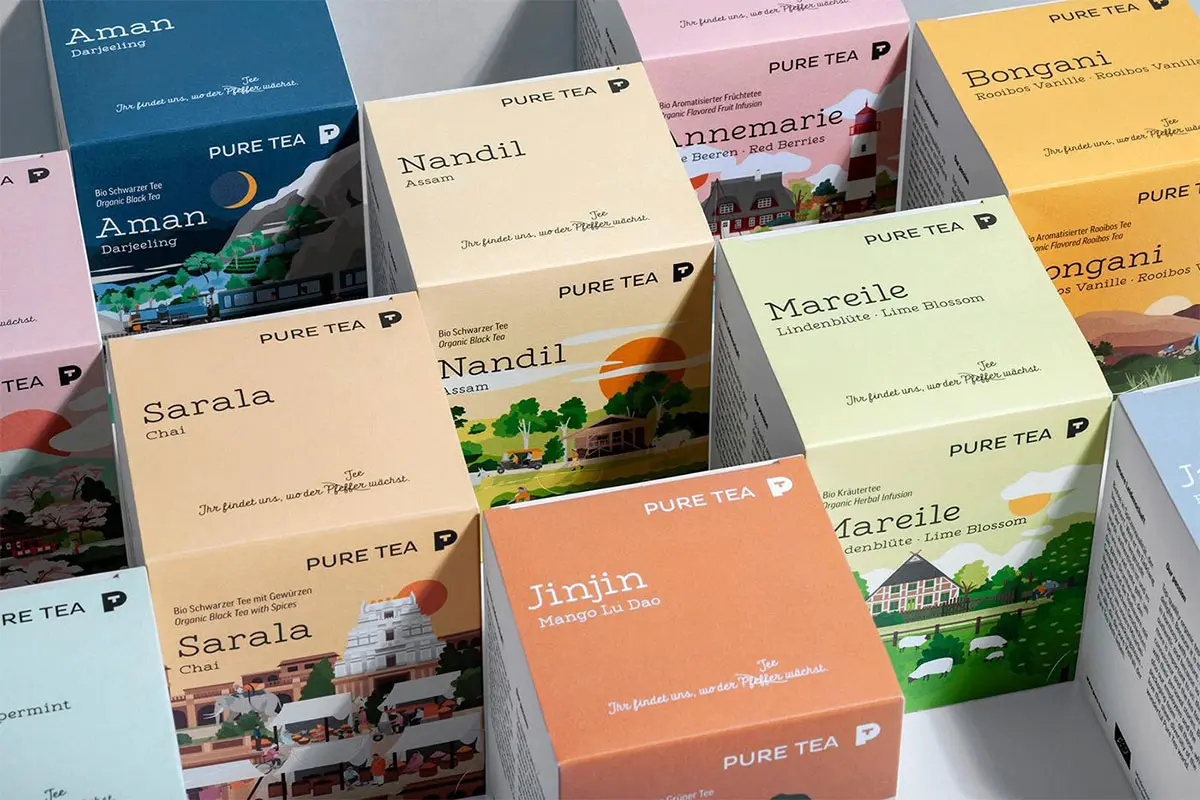 Pure Tea有机茶包装设计