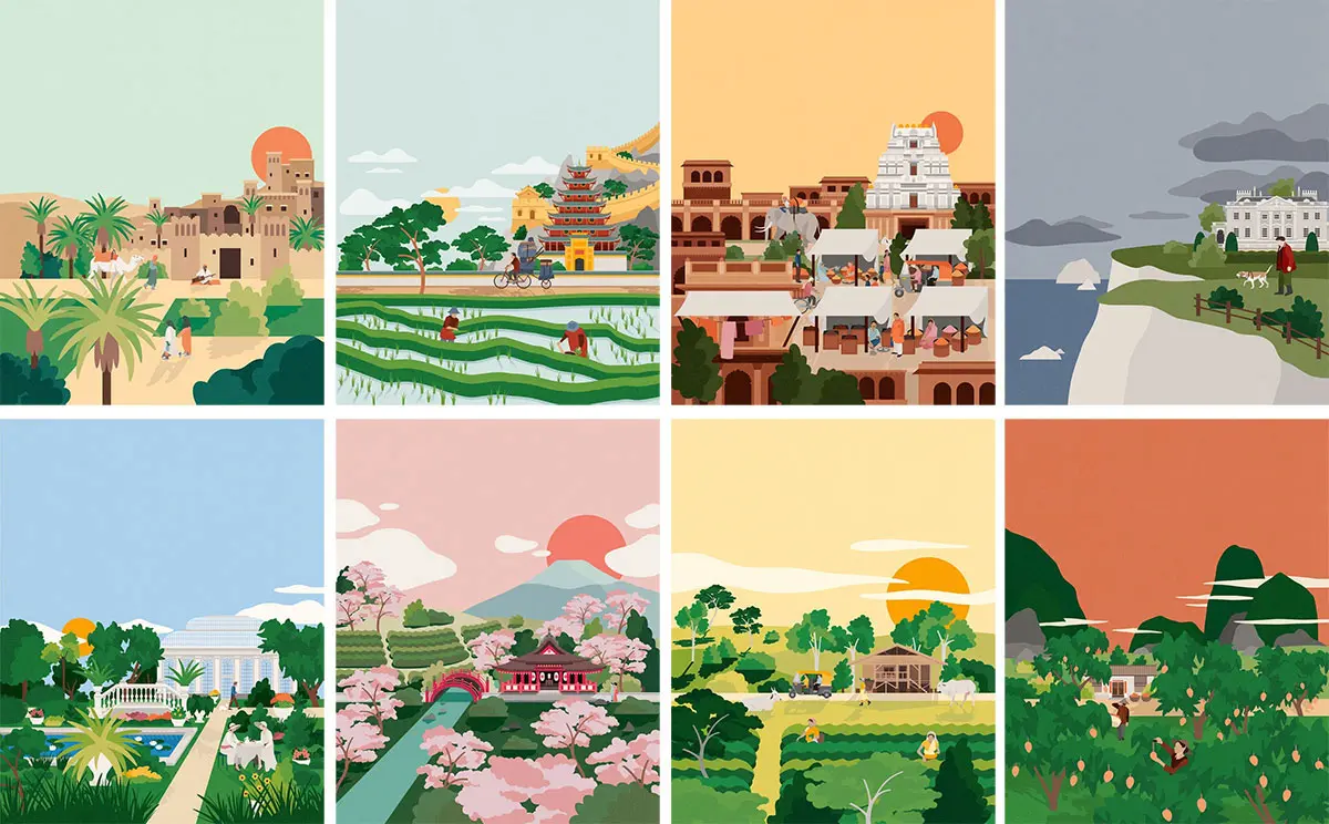 人文地理元素包装设计