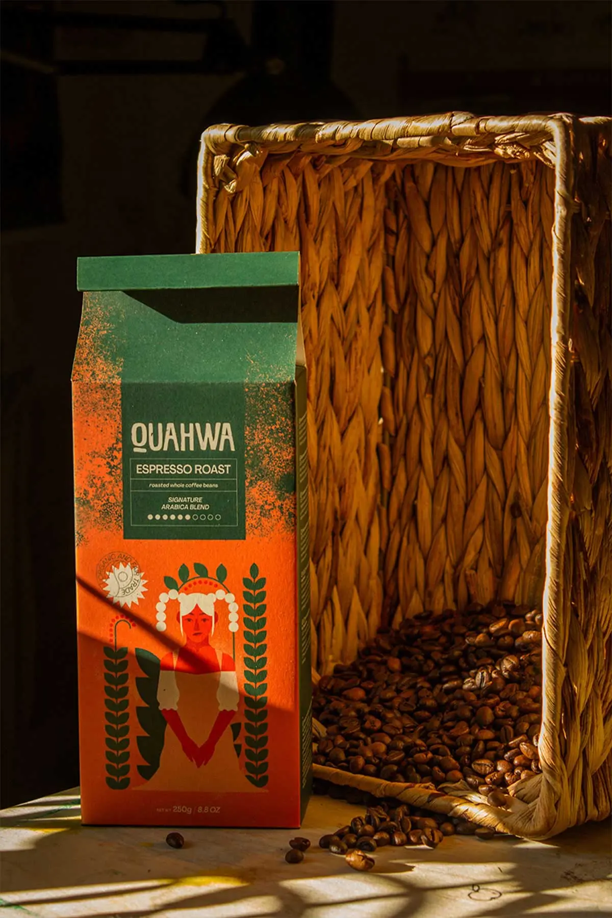 阿拉伯QUAHWA咖啡包装-人物插画设计