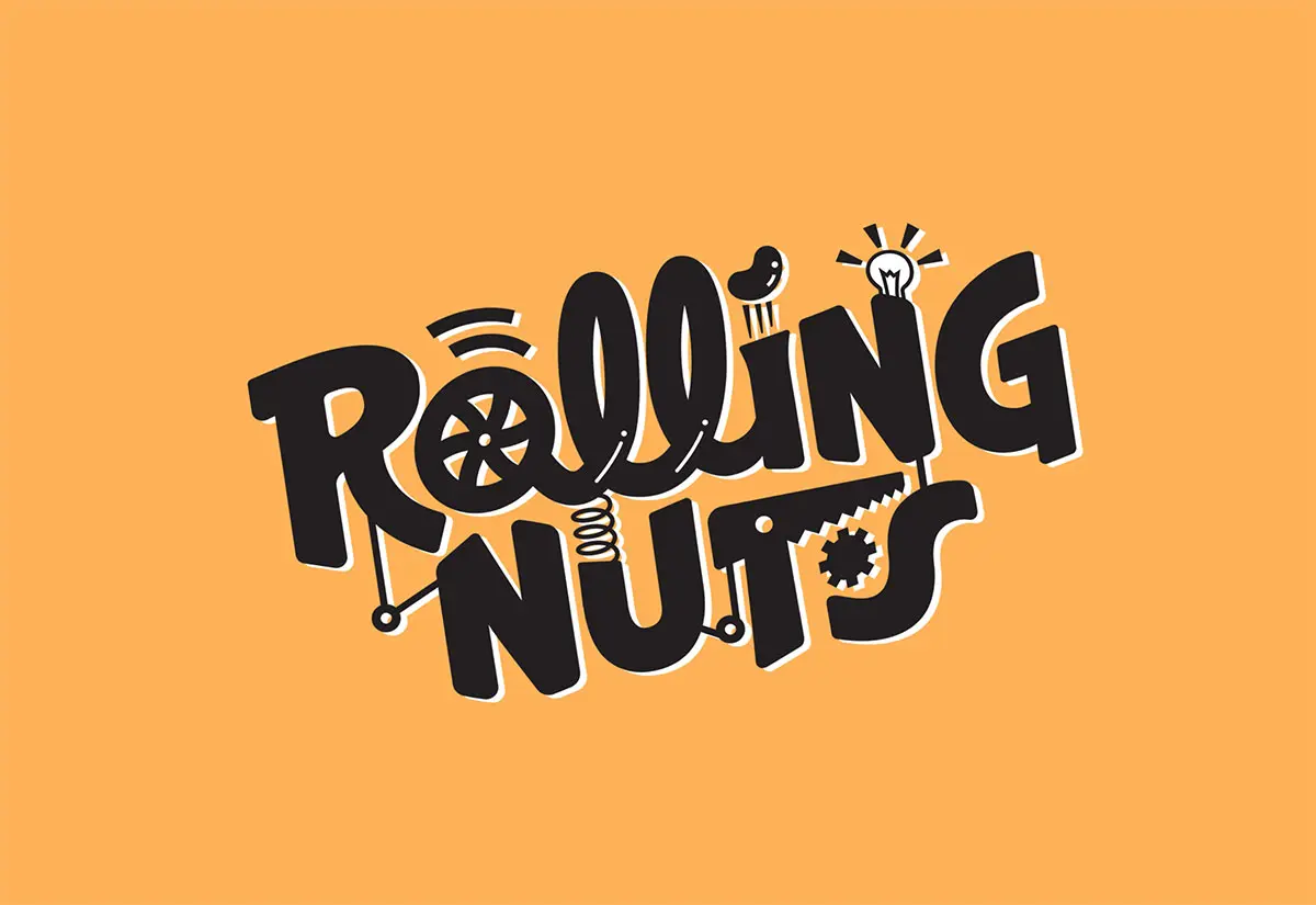 Rolling Nuts标志设计
