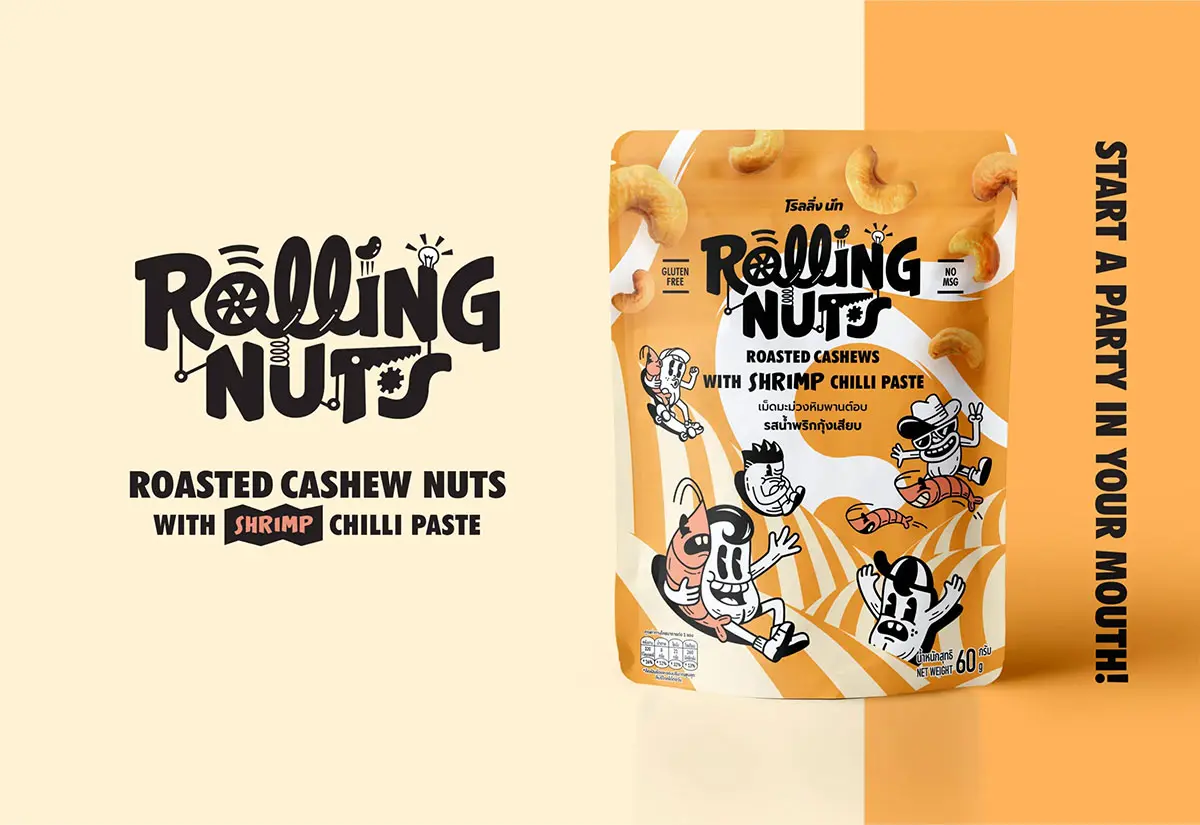 Rolling Nuts腰果包装