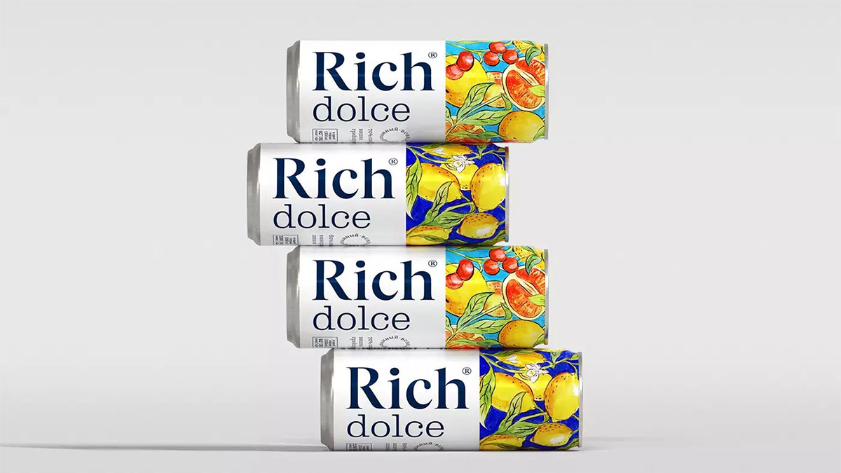 Rich Dolce果汁包装设计案例