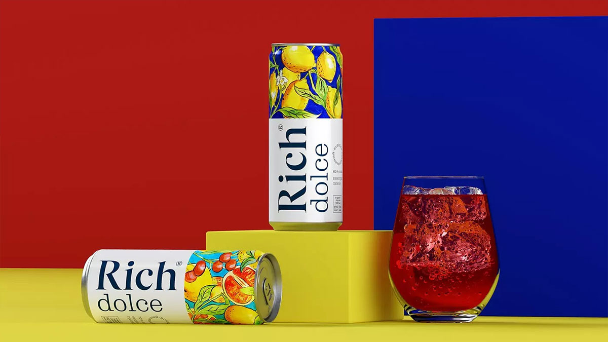 Rich Dolce果汁饮料包装设计