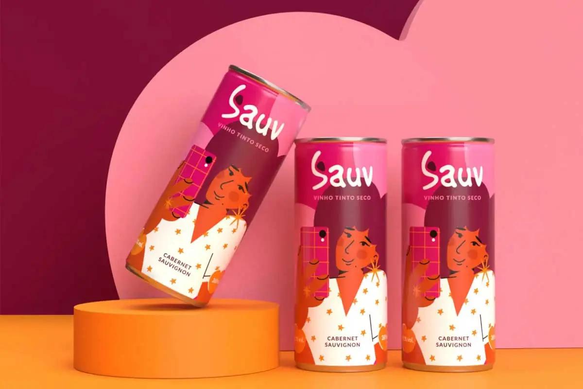 微醺场景包装设计 SAUV葡萄酒包装设计