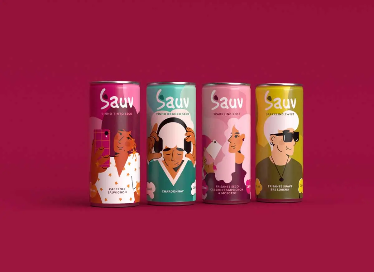 年轻化葡萄酒包装设计