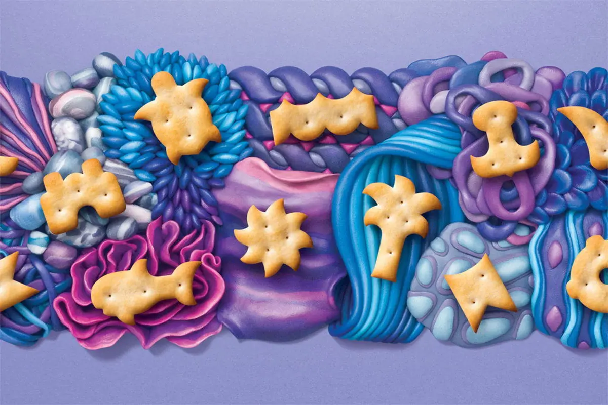 复古波点包装设计